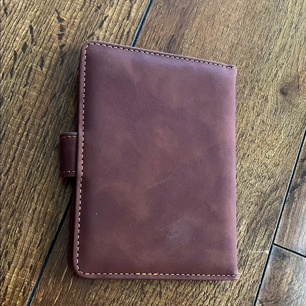 Brown Leather Passport Holder
